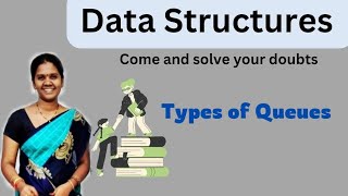 Types of queues 25 Data structure in telugu [upl. by Lavena]