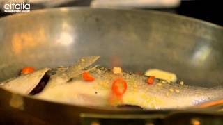 Gennaro Contaldos Sea Bream in Crazy Water Recipe  Citalia [upl. by Rhoades592]