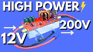 Build a High Power DIY DC to DC Boost Converter in Minutes StepbyStep Tutorial [upl. by Attenauqa616]