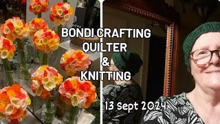 Knit and Quilt Vlog Bondi Beach Friday 13 Sept 2024 [upl. by Annaira623]