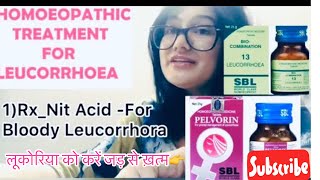 सफ़ेद पानी लिकोरिया —PelvorinBest Homeopathic Medicine For Leucorrhoea By DrRukmani Choudhary [upl. by Lydon]