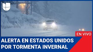 Edición Digital Millones en alerta en EEUU por la primera gran tormenta invernal del año [upl. by Kinny]