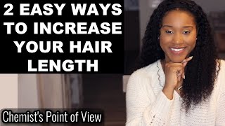 2 EASY WAYS TO INCREASE YOUR HAIR LENGTH ANAGEN PHASE ACTIVATION [upl. by Nas]