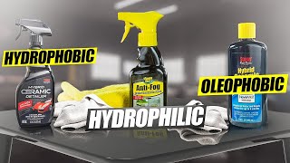 Hydrophobic vs Hydrophilic vs Oleophobic  What’s The Difference [upl. by Nichy]