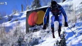 One of Worlds Top Downhill Race Victories Cyprien Sarrazin Kitzbühel 2024 Hahnenkamm VOLUME UP [upl. by Rollins]