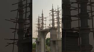 readymade minar RCC ke liye contact kre 6378475899 masjidminar minar construction gafurminar [upl. by Asseral]