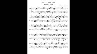 20212022 TMEA Tuba Etude 1  Duet Version [upl. by Nylrebma]