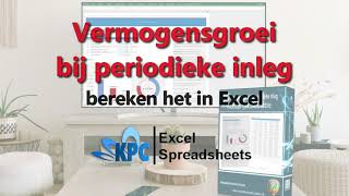 Vermogensgroei bij periodieke inleg  bereken het in Excel ✅ [upl. by Jarred]