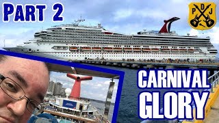 Carnival Glory Cruise Vlog 2019  Part 2 Outside Time Muster Dinner Trivia Cookies  ParoDeeJay [upl. by Desdamona]