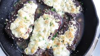 Gorgonzola Crusted Steak [upl. by Vinny]