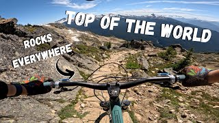 The Highest trail at Whistler Bike Park  Top of The World [upl. by Mcintyre]