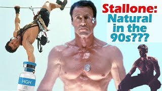 Was Stallone quotNaturalquot in the 1990s  Physique Breakdown on Demolition Man Cliffhanger Specialist [upl. by Schargel]