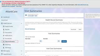 AtlantiCare HealtheLife Patient Portal Education  Navigating the Portal [upl. by Aralk365]