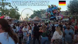 Wurstmarkt Bad Dürkheim  walking tour 2023  4K [upl. by Lemej198]