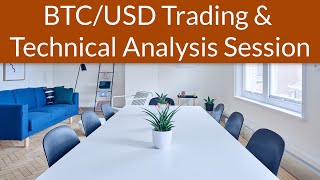 Live Bitcoin BTCUSD Trading amp Technical Analysis  My Cryptocurrency Trading Strategy [upl. by Sairahcaz]