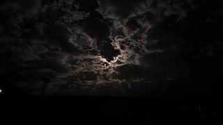 Moon at cloudy night timelapse [upl. by Nosliw36]