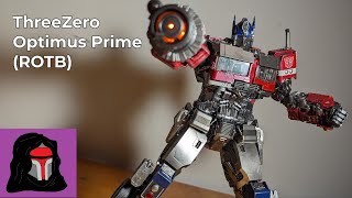 Optimus Prime ROTB  Threezero DLX Figure Review [upl. by Onihc422]