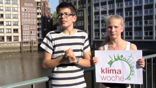 Felix Finkbeiner amp Jule Schnakenberg Schirmkinder der 5 Hamburger Klimawoche kurz [upl. by Rudman280]