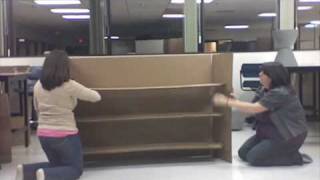 How To Cardboard Shelving Unit [upl. by Erusaert]