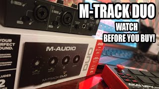 MAudio MTrack Duo  Watch this before you buy it  MTrack Duo Review New for 2021 [upl. by Resaec]