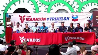 Lanzamiento de la Edición 2024 del Gran Maratón y Triatlón Pacífico Mazatlán Zona Trópico México [upl. by Ydnis]