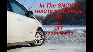 In SNOW Traction Control On or Off [upl. by Hannan]