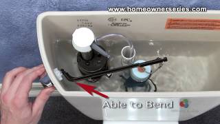 How to Fix a Toilet  Parts  Flush Handle [upl. by Crosley633]