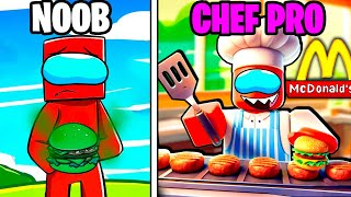 Pasé de Hamburguesería NOOB a Hamburguesería PRO🍔🍟en Roblox [upl. by Lisha]