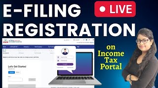 How to Register for Efiling on Income Tax Portal  Income Tax Registration  Income Tax Return [upl. by Elia482]