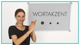 Betonung  Der Wortakzent im Deutschen Grundlagen [upl. by Kincaid656]