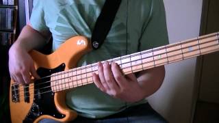 Noisettes  Never Forget You Bass cover [upl. by Alletse]