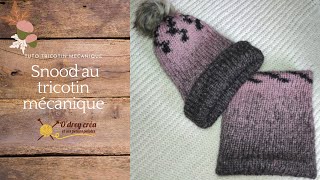 Comment faire un snood enfant au tricotin mécanique [upl. by Mccormac658]