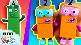 Numberblocks Mission HQ  Ep 25  Full Episode  Sticker Search Slide Race amp Dance Off 💃🎵 [upl. by Trebmer]