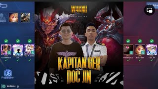 Game 2  Kapitan Ger Esports Vs Doc Jin [upl. by Yatnoed954]