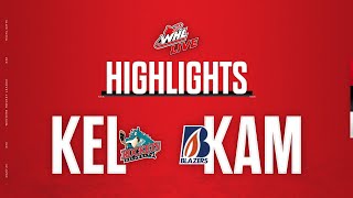 Kelowna Rockets at Kamloops Blazers 1227  WHL Highlights 202324 [upl. by Stanly396]