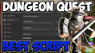 ROBLOX DUNGEON QUEST OP SCRIPT GUI Dungeon Farm Bring Mobs Kill Aura amp More PASTEBIN 2024 [upl. by Haeckel]