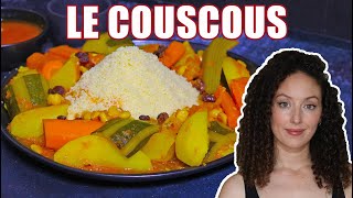 Couscous en sauce rouge aux légumes [upl. by Neerhtak137]