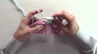 CROCHET HOWTO Front Post Puff FPpuff [upl. by Dyob]