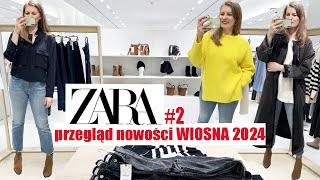 PRZEGLĄD WIOSENNYCH NOWOŚCI ZARA CZ2 TRENDY WIOSNA LATO 2024 I MIERZYMY [upl. by Elamor]