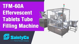 TFM 60A Effervescent Tablets Tube Filling Machine SainytyCo [upl. by Assira]