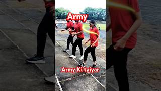 Army ki taiyari  shortsbharat youtube [upl. by Nilhsa830]