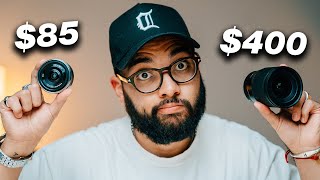 Best CHEAP Sony Lens for Video Sony 16mm vs Sigma 16mm [upl. by Siddra]