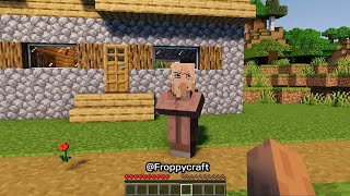 When Villager Gets Rejected  Giga Chad Villager 😎 ai cover minecraft [upl. by Ezechiel323]