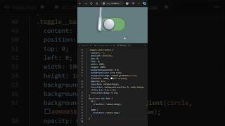 Day 073  🤯 Micro Css golf toggle button coding webdevelopment frontend html programming css [upl. by Kus293]