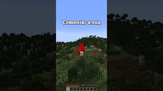 Minecraft Mas não Pode ENCOSTAR no VERMELHO shorts [upl. by Nayt]