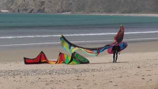 Surfing Presquile de Crozon Plage Goulien 2018 Bretagne Finistère ColdplayWindsurf Kite [upl. by Baecher]