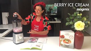 Berry Ice Cream with the Power Blender  Magimix 5 Minute Tips [upl. by Arbmik]