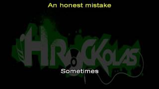 The Bravery  An Honest Mistake HKaraoke [upl. by Nebe]