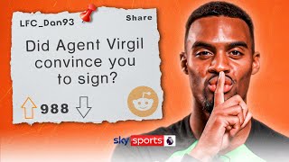 Did Virgil van Dijk convince Gravenberch to sign for Liverpool  Ryan Gravenberchs Reddit AMA 🟠 [upl. by Demetris]