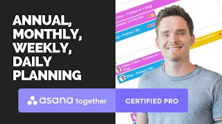 Annual monthly weekly and daily planning in Asana NEW VERSION AVAILABLE [upl. by Yhtorod]